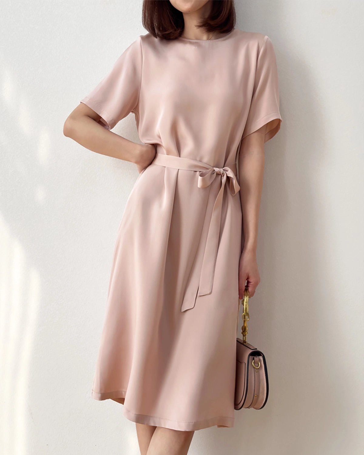 loose belted dress Wholesale A-Line Loose Belted Buttoned Tube Maxi Dresses for your store