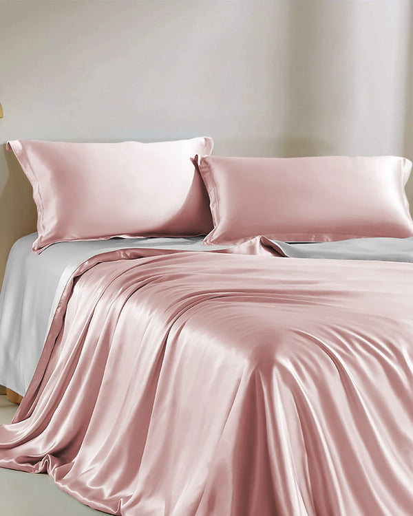 22 Momme Dual Color Silk Bed Set 4PCS