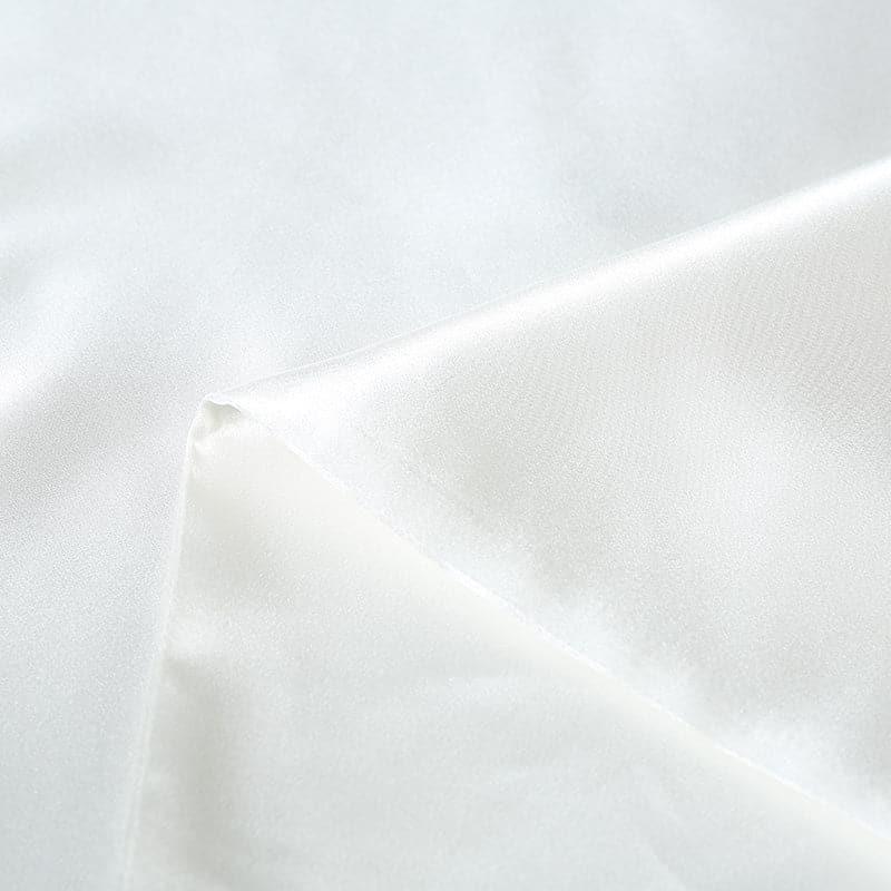 2PCS 19 Momme Silk Hidden Zipper Pillowcases, Ivory