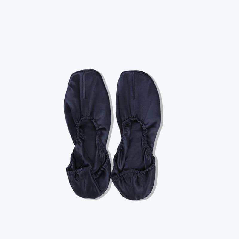 Soft Ballet Silk Slippers, Purple