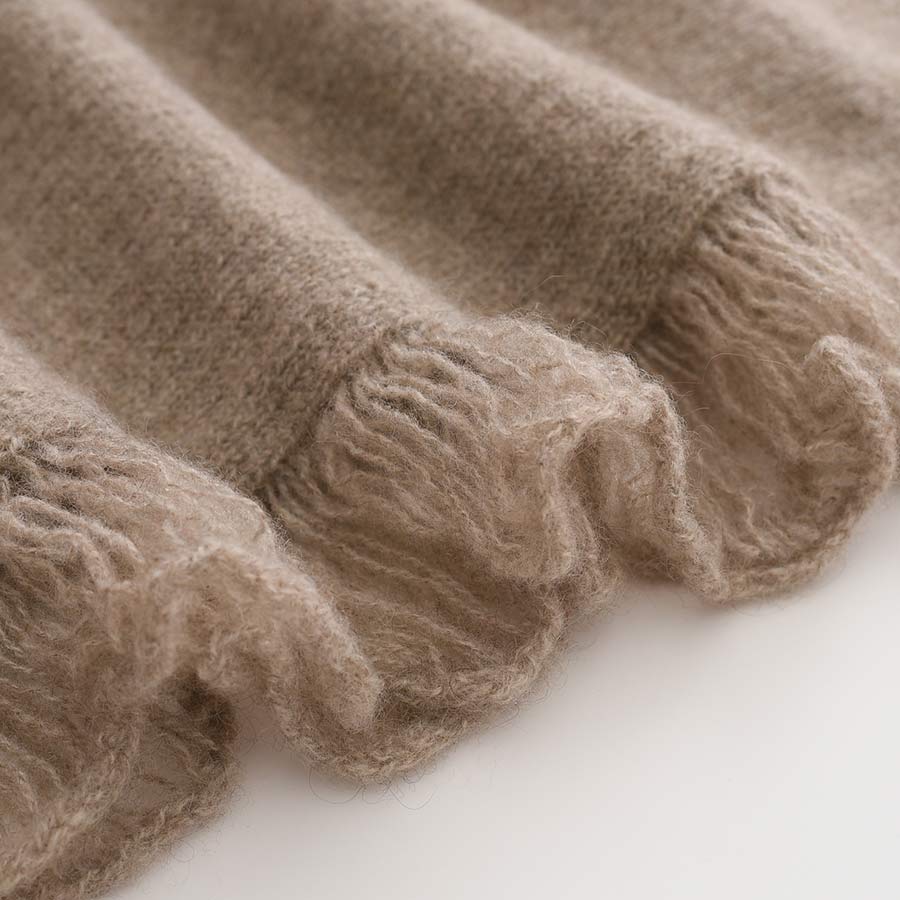 Cashmere Tippet Scarf, Brown