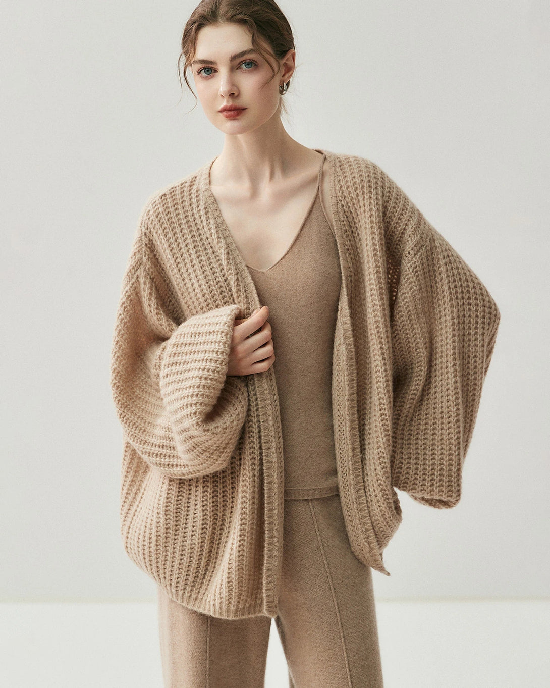 DaisySilk Oversized Silk Cashmere Cardigan Women's Open Front DaisySilk Oversized Silk Cashmere Cardigan Women's Open Front