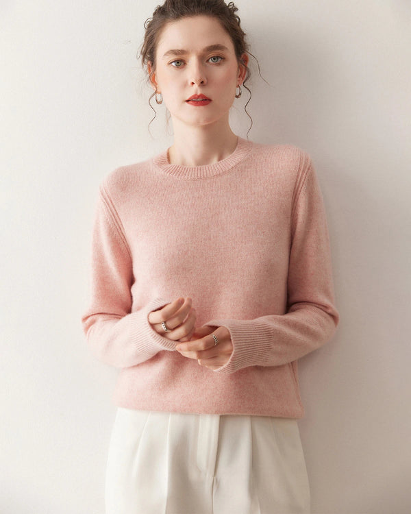 Women’s Basic Crew Neck Cashmere Sweater