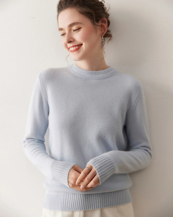 Women's Essential Crew Neck Cashmere Sweater