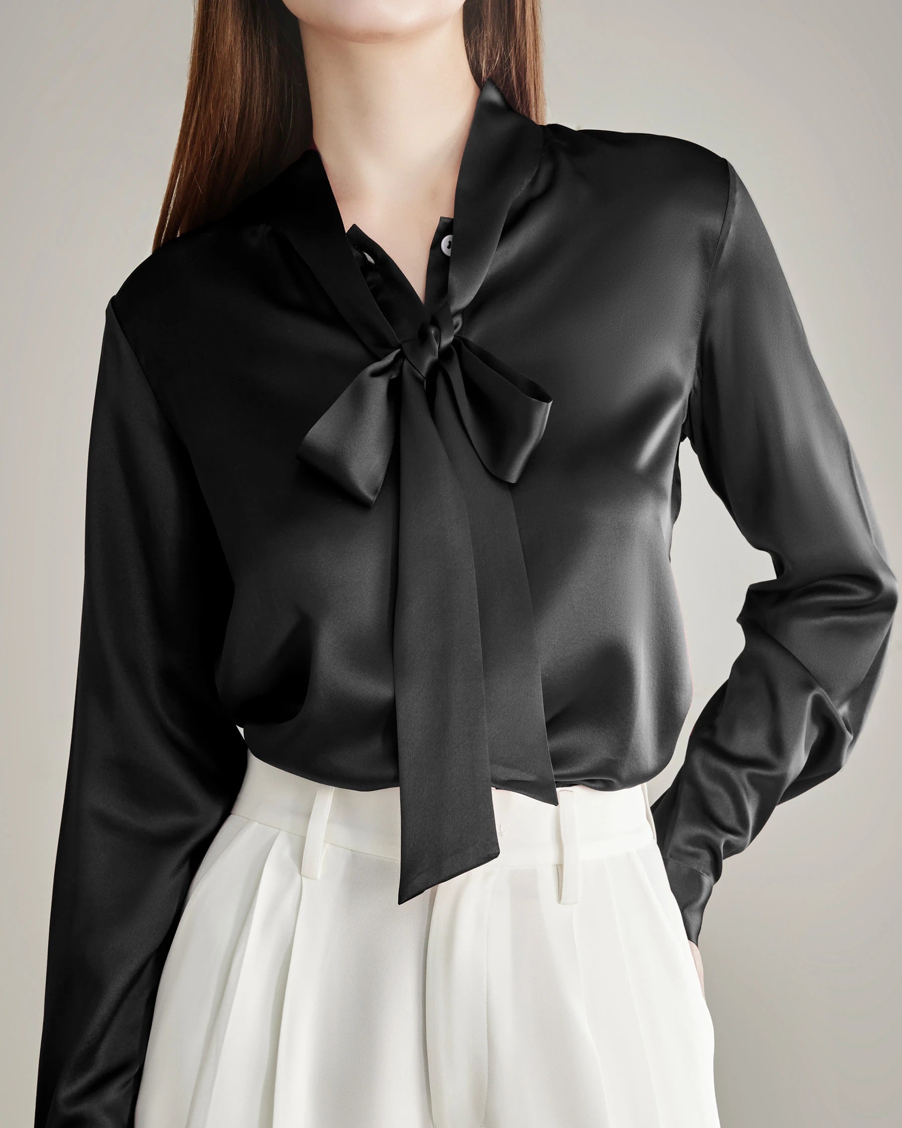 Elegant_Silk_Bow_Tie_Blouse_Bl